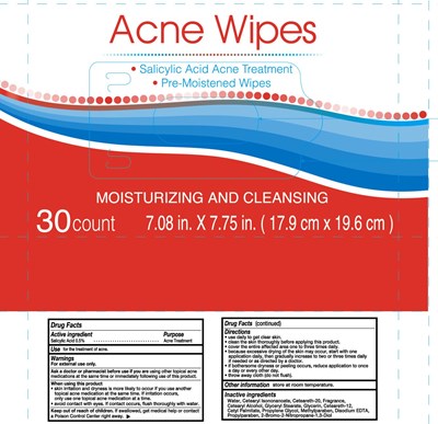 Label (Acne Wipes Label)